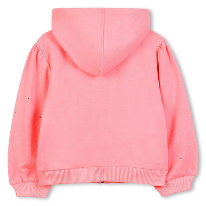 BillieBlush Girls Peach Hooded Sweatshirt