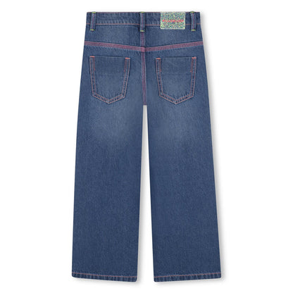 Billieblush Girls Baggy Denim Heart Jeans