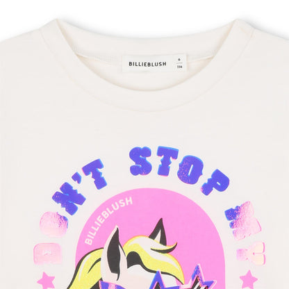 Billieblush Girls Ivory Don't Stop My Dream Top
