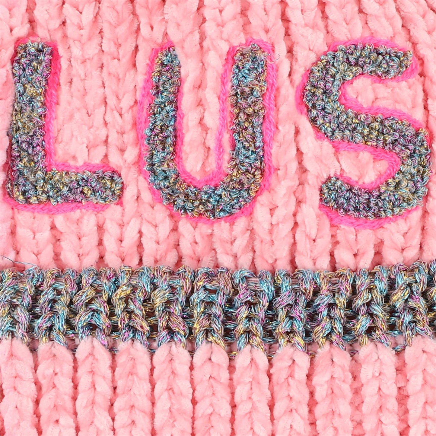 Billieblush Peach Hat with Pompom