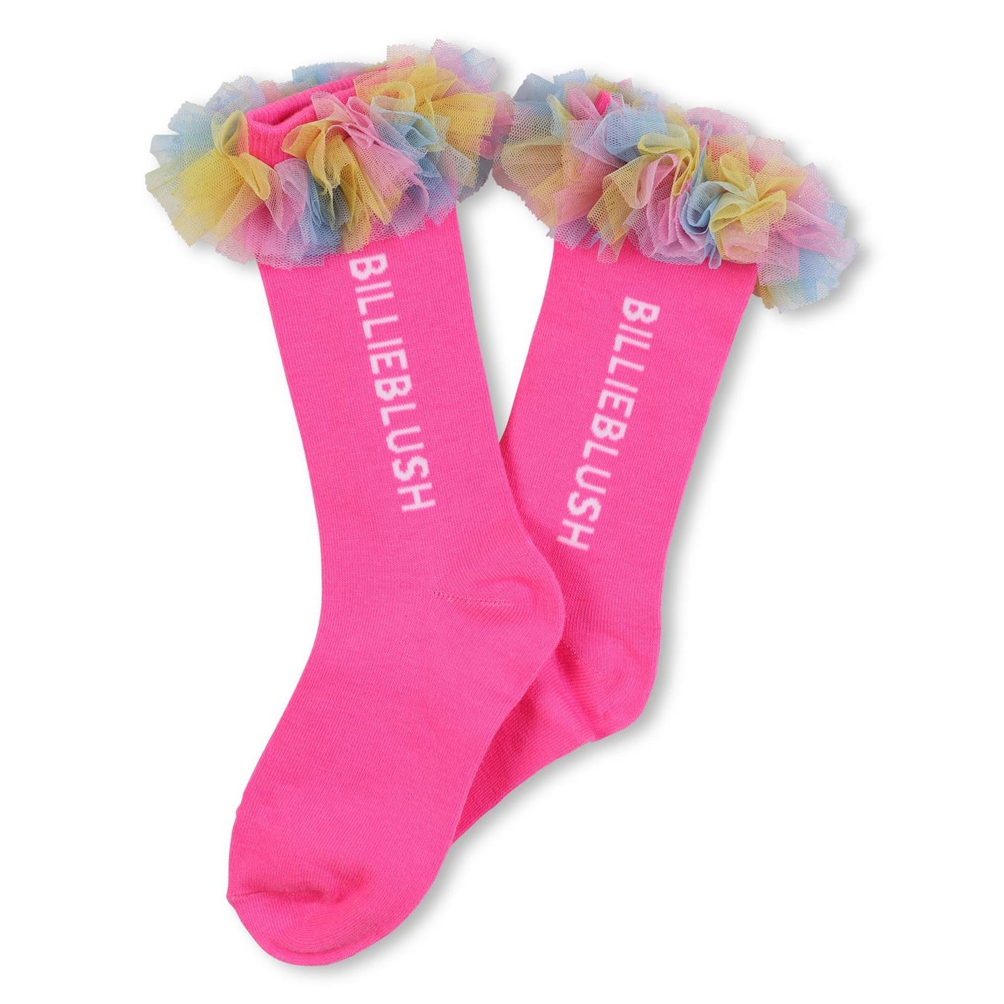 Billieblush Pink Socks With Multicolour Frill