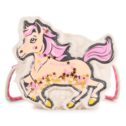 Billieblush Ivory Sparkling Horse Bag