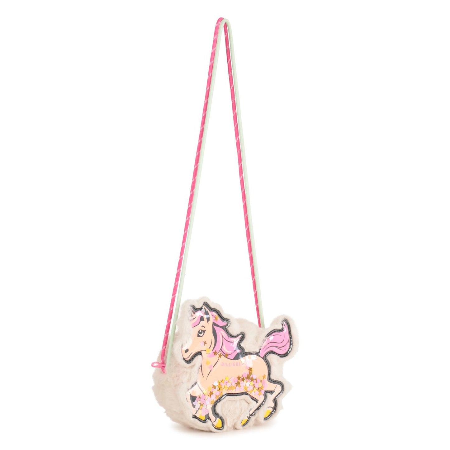 Billieblush Ivory Sparkling Horse Bag