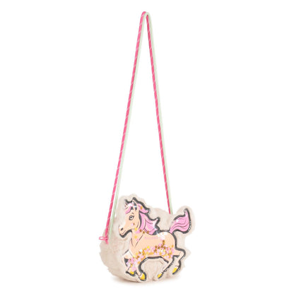 Billieblush Ivory Sparkling Horse Bag