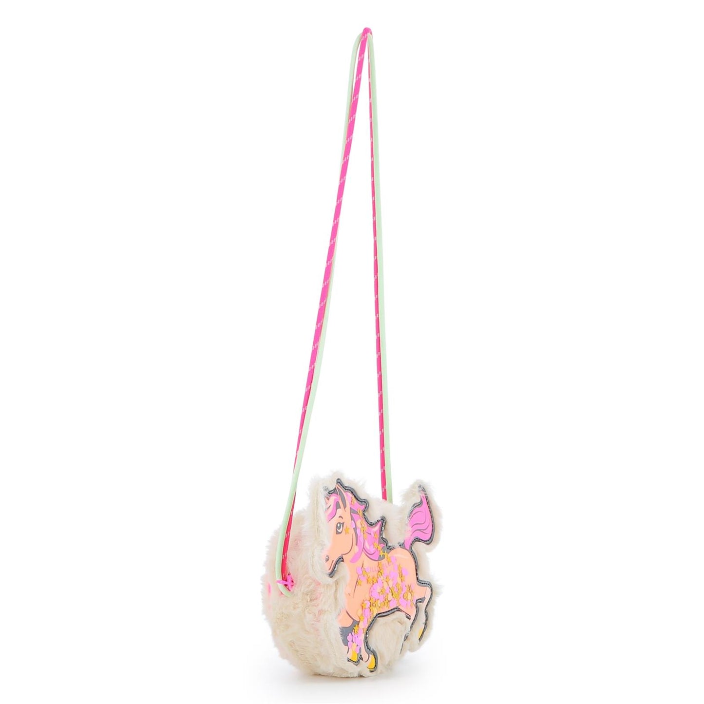 Billieblush Ivory Sparkling Horse Bag