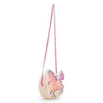 Billieblush Ivory Sparkling Horse Bag