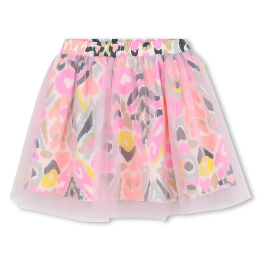 Billieblush Girls Pink Pattern Skirt