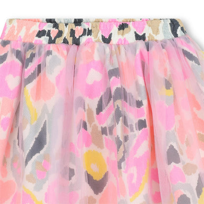 Billieblush Girls Pink Pattern Skirt