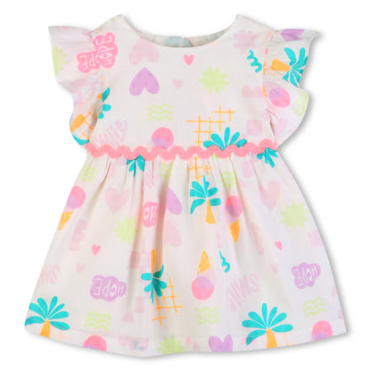 Billieblush Girls Colourful Dress and Bloomers Set