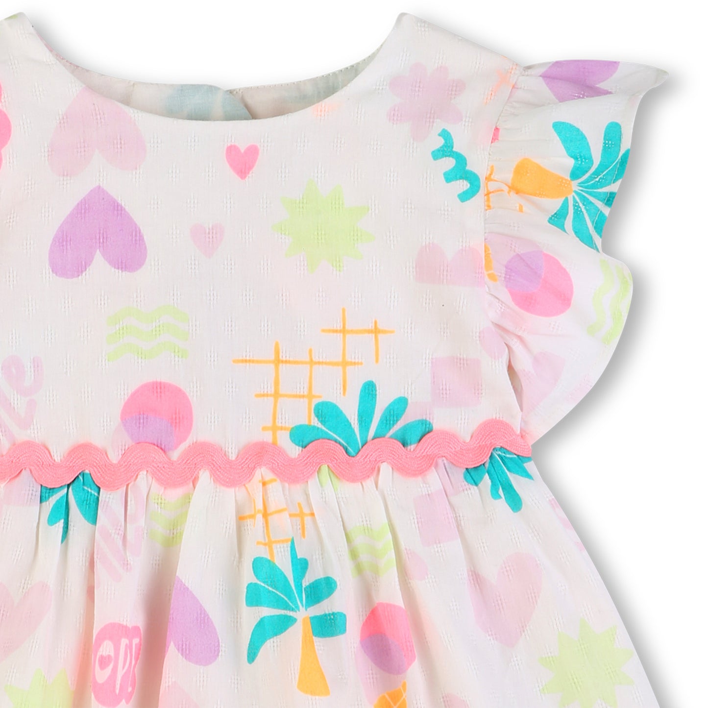 Billieblush Girls Colourful Dress and Bloomers Set