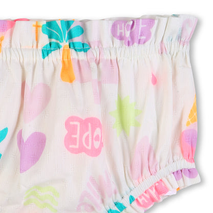 Billieblush Girls Colourful Dress and Bloomers Set