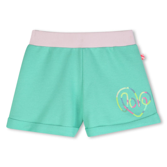 Billieblush Girls Green Love Shorts