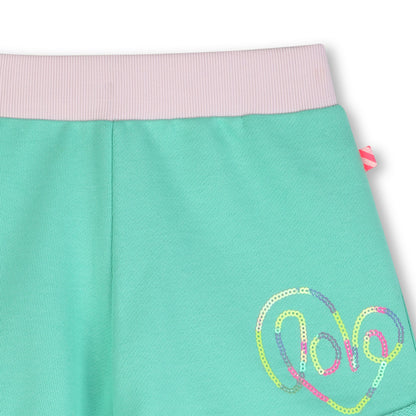Billieblush Girls Green Love Shorts