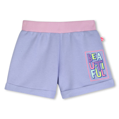 Billieblush Girls Lilac Jersey Shorts
