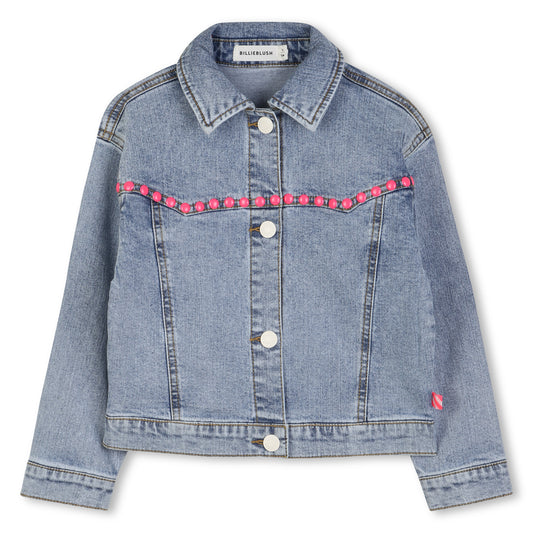 Billieblush Girls  Stone Brushed Denim Jacket