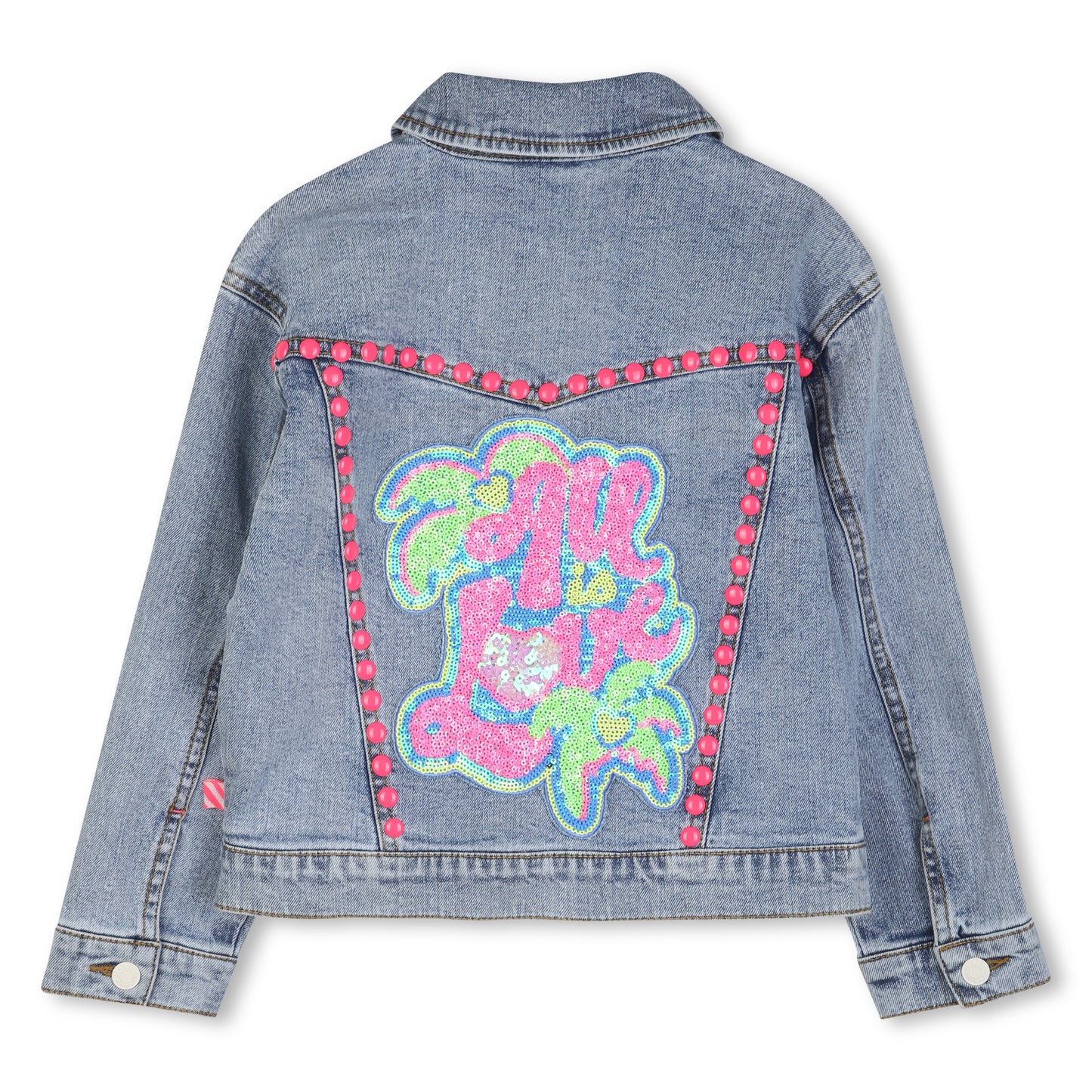 Billieblush Girls  Stone Brushed Denim Jacket