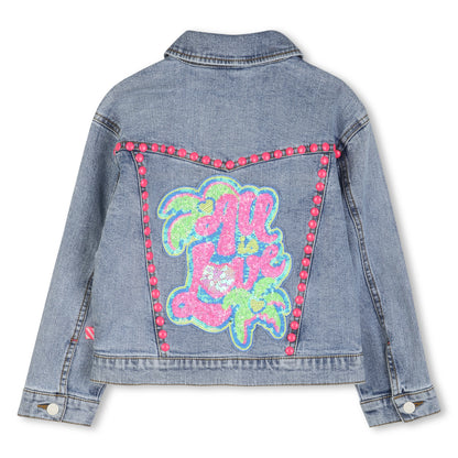 Billieblush Girls  Stone Brushed Denim Jacket