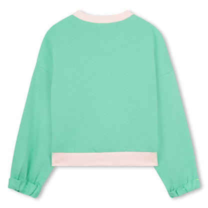 Billieblush Girls Green Sweatshirt