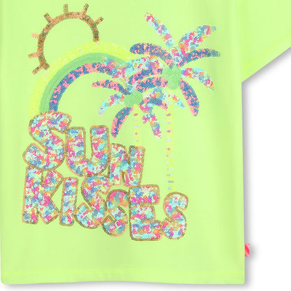 Billieblush Girls Pink Sun Kisses T-shirt