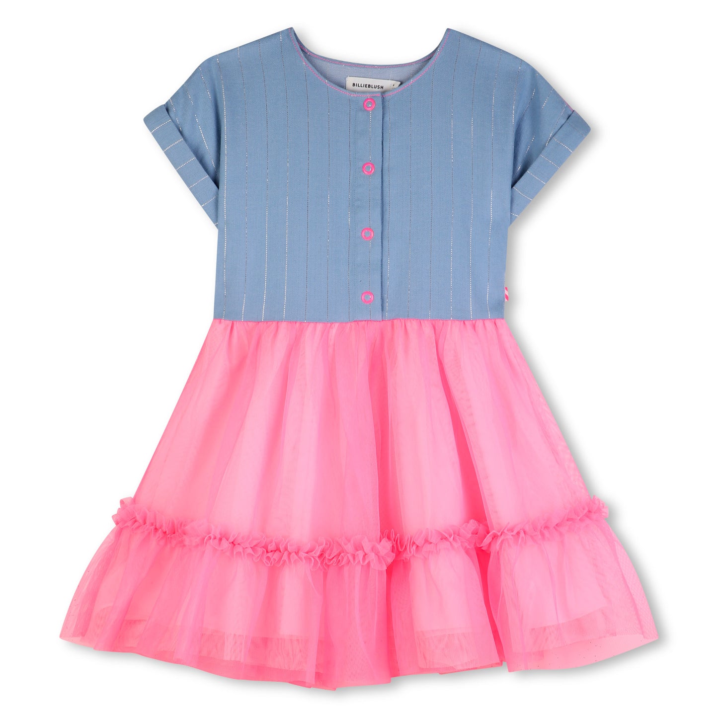 Billieblush Girls Pink and Blue Dress