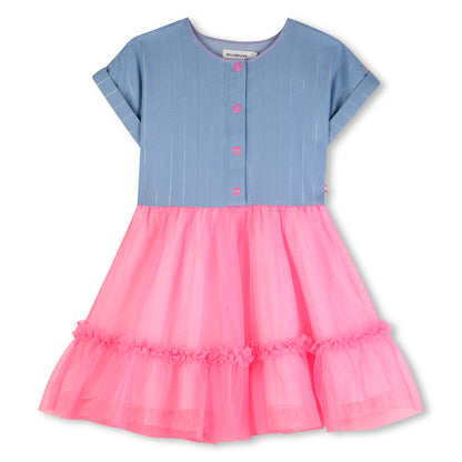 Billieblush Girls Pink and Blue Dress
