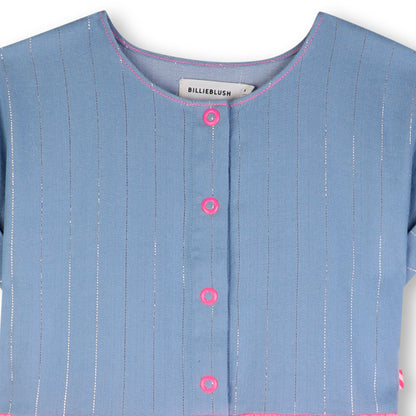 Billieblush Girls Pink and Blue Dress