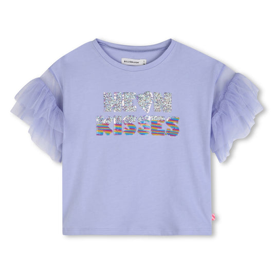 Billieblush Girls Pink Neon Kisses T-shirt