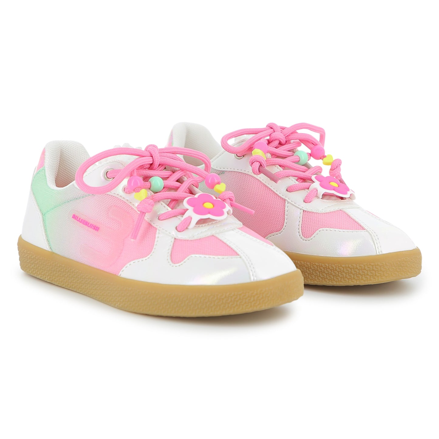 Billieblush White and Pink Trainers