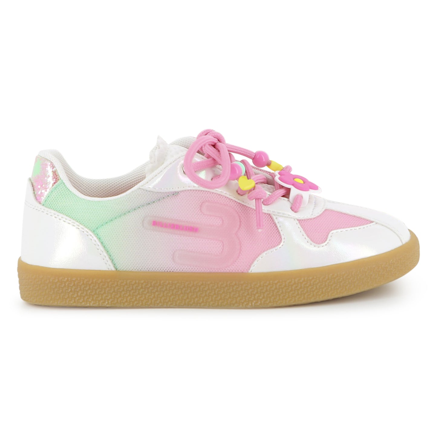 Billieblush White and Pink Trainers