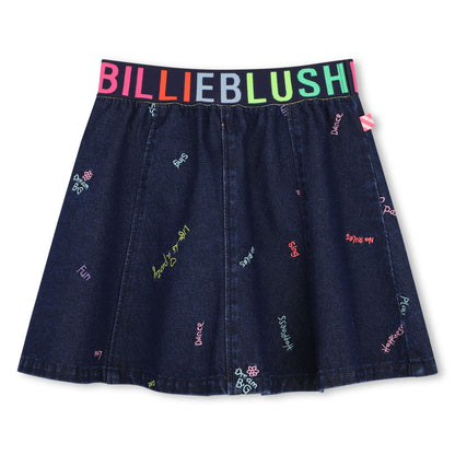 Billieblush Girls Blue Denim Skirt