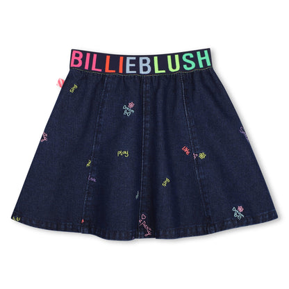 Billieblush Girls Blue Denim Skirt