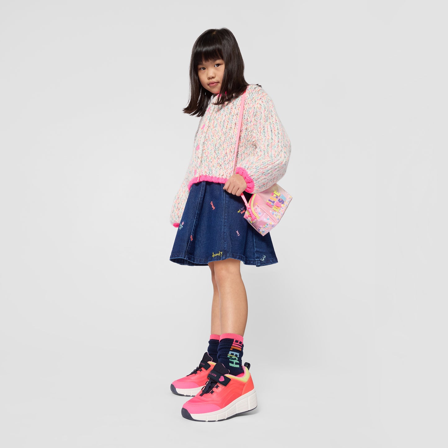 Billieblush Girls Blue Denim Skirt