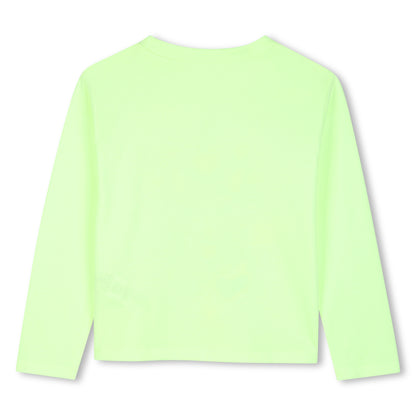 Billieblush Girls Green Lemon Long Sleeved T-Shirt