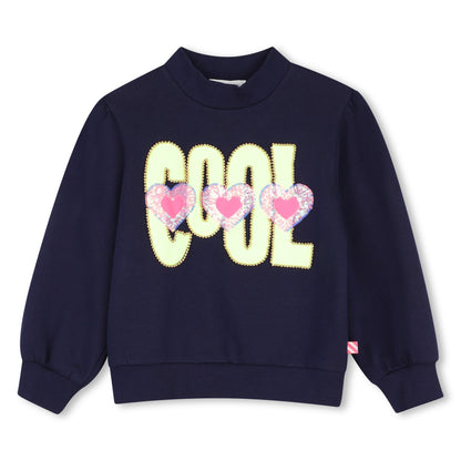 Billieblush Girls Navy Cool Sweatshirt
