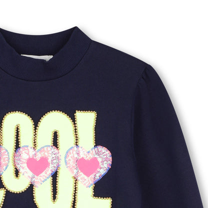 Billieblush Girls Navy Cool Sweatshirt