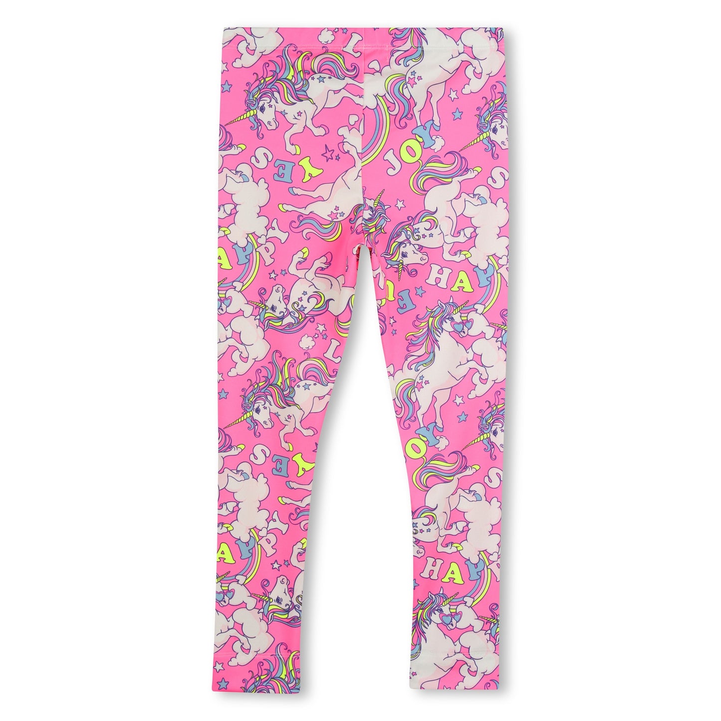 Billieblush Girls Pink Unicorn Design Leggings
