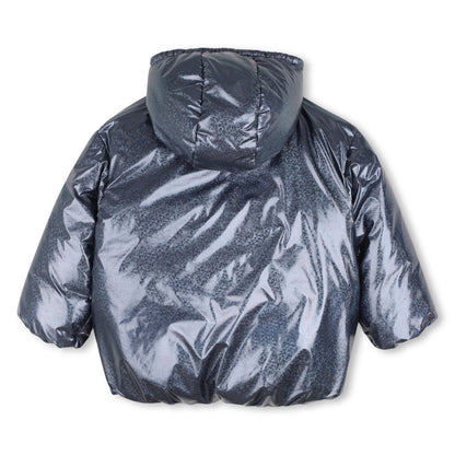Billieblush Girls Navy Puffer Jacket Coat