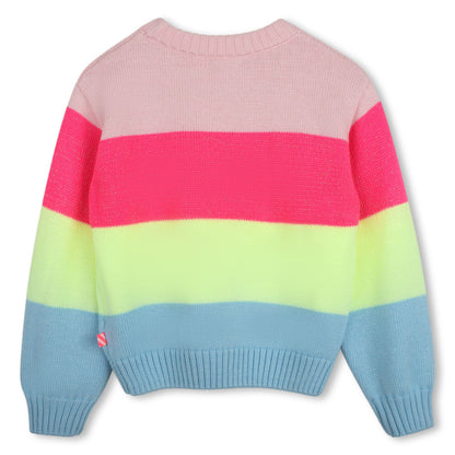 Billieblush Girls Striped Multicoloured Pullover
