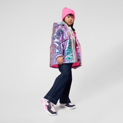 Billieblush Girls Pink Pull on Bobble Hat