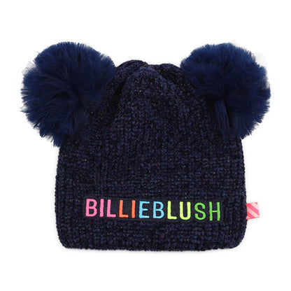 Billieblush Girls Navy Pull on Hat