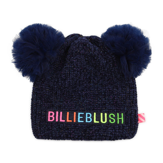Billieblush Girls Navy Pull on Hat