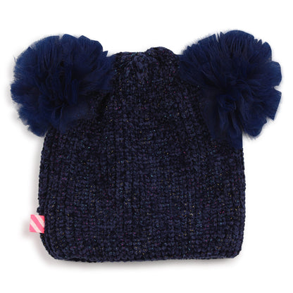 Billieblush Girls Navy Pull on Hat