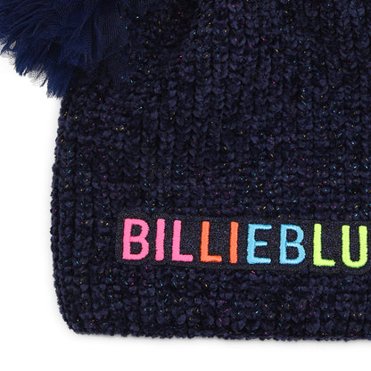 Billieblush Girls Navy Pull on Hat
