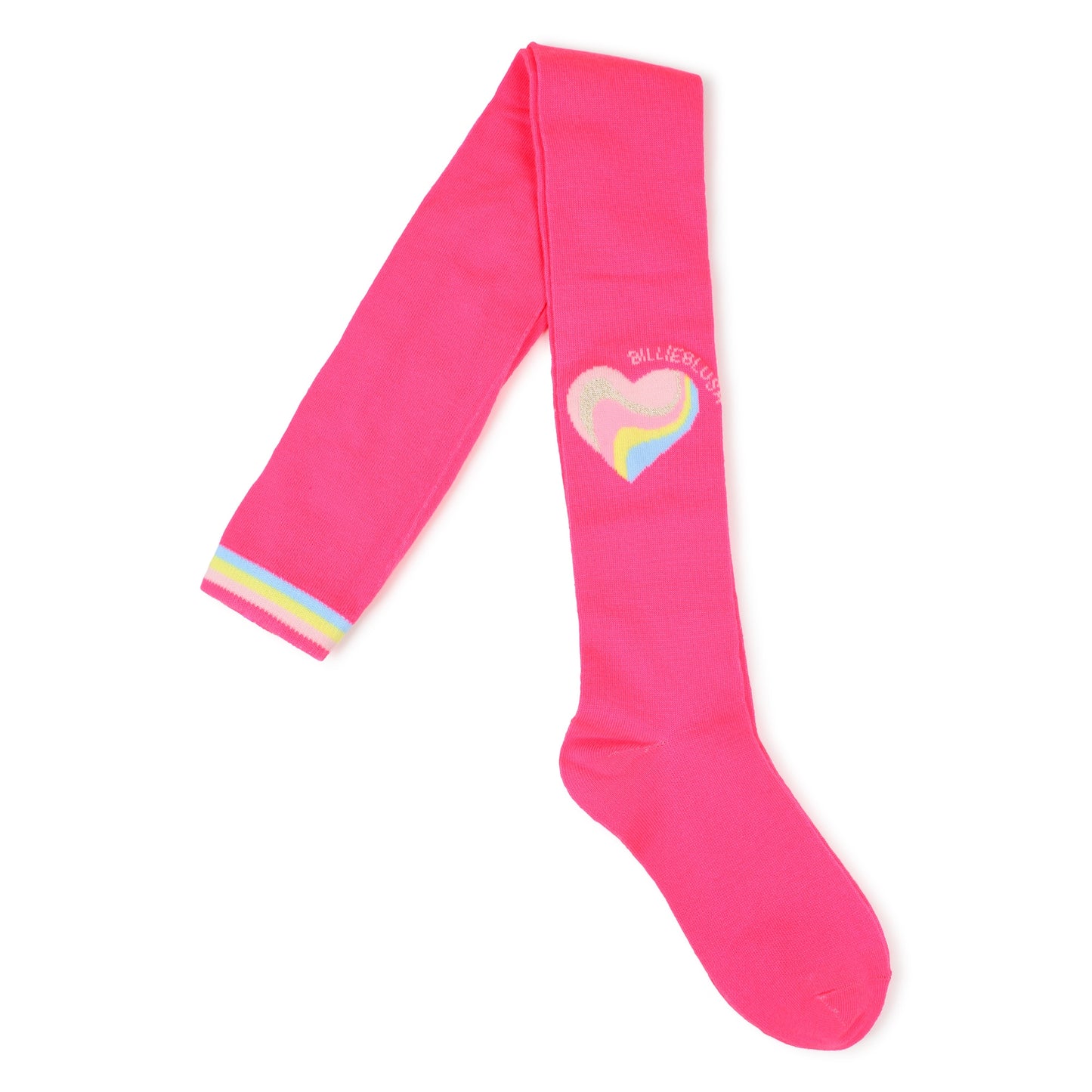 Billieblush Girls Pink Heart Tights