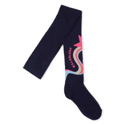 Billieblush Girls Navy Tights