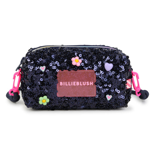 Billieblush Girls Navy Sequin Bag