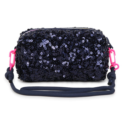 Billieblush Girls Navy Sequin Bag