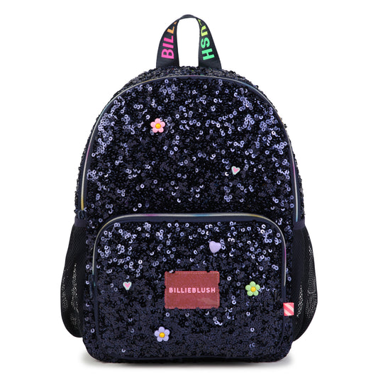 Billieblush Girls Navy Sequin Rucksack School Bag