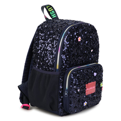 Billieblush Girls Navy Sequin Rucksack School Bag