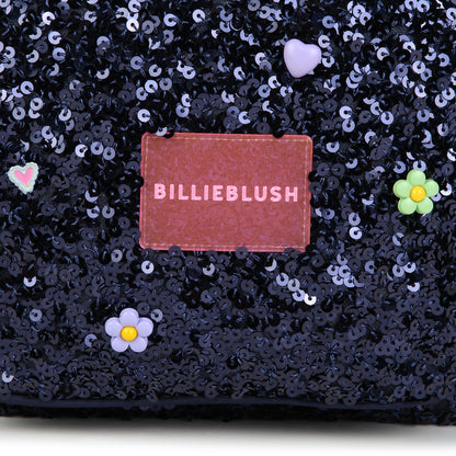 Billieblush Girls Navy Sequin Rucksack School Bag